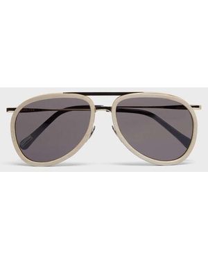 Vilebrequin Birchwood Aviator Sunglasses - Grey