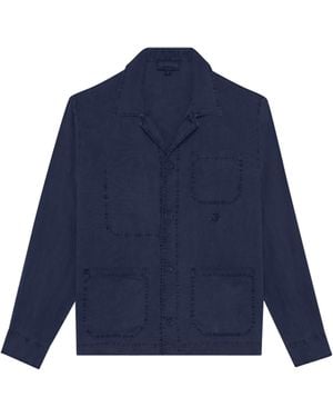 Vilebrequin Overshirt Aus Leinen Für Herren - Blau