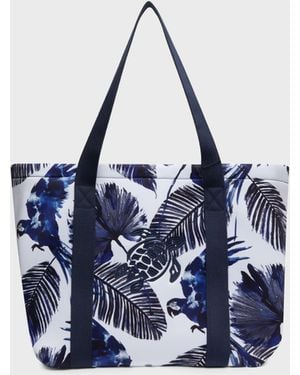 Vilebrequin Papagaio Neopren-strandtasche - Strandtasche - Bagsib - Weiss - Größe OSFA - Blau