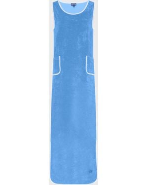 Vilebrequin Terry Long Tank Dress Solid - Blue
