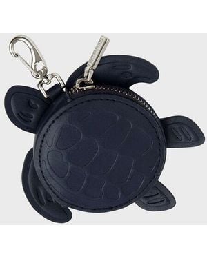 Vilebrequin Navy Turtle Coin Purse - Wallet - Pita - Blue - Size Osfa