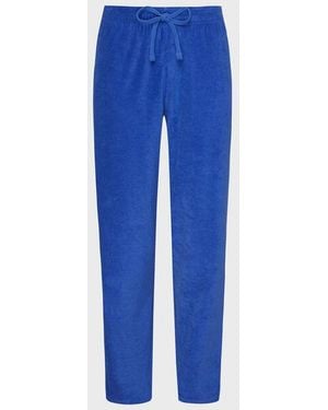 Vilebrequin Trousers Solid - Blue