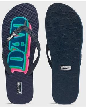 Vilebrequin Flip Flops Dad And Son - Blue