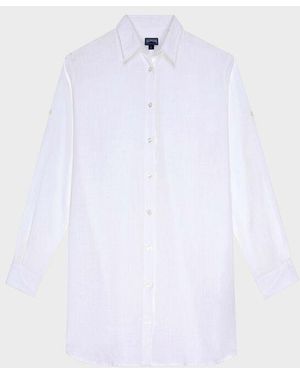 Vilebrequin Shirt Dress Solid - Shirt Dress - Fragance - White - Size Xs
