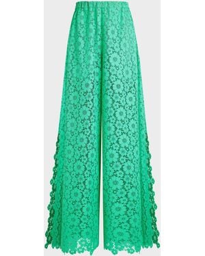 Vilebrequin Guipure Pants Flowers Lace - Pant - Pazuka - Green - Size S/m