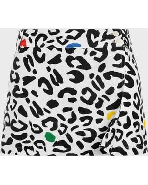 Vilebrequin Wrap Skirt Leopard - X Jcc+ - Limited Edition - Jup - Claire - White - Size M