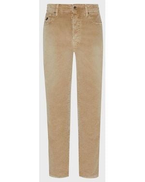 Vilebrequin Vintage Faded 5-Pocket Corduroy Trousers - Brown