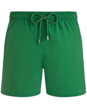 Vilebrequin Pantaloncini Mare Uomo Tinta Unita - Blu