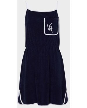 Vilebrequin Terry Tank Dress Vbq Line - Blue