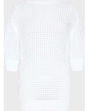Vilebrequin Solid Häkelpullover Für Damen - Pullover - Linh - Weiss - Größe S - Weiß