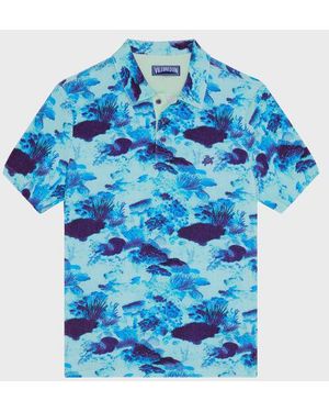 Vilebrequin Terry Polo Coral Reef - Blue