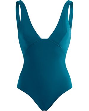 Vilebrequin Halter One-Piece Swimsuit Solid - Blue