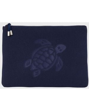 Vilebrequin Neoprene Pouch Turtle - Blue