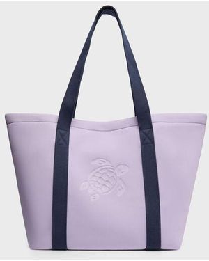 Vilebrequin Neoprene Beach Bag Solid - Purple