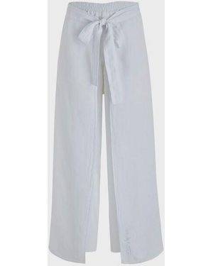 Vilebrequin White Linen Pants- X Angelo Tarlazzi