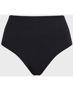 Vilebrequin High-Waisted Bikini Bottom Solid - Black