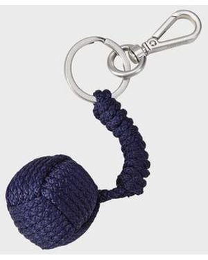 Vilebrequin Ball Cord Keyring - Blue