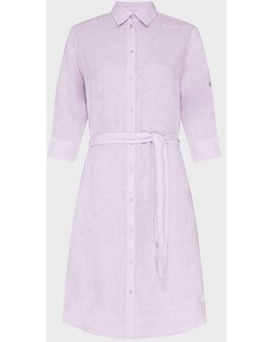 Vilebrequin Linen Shirt Dress Solid - Pink