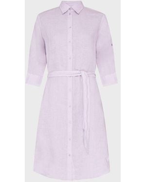 Vilebrequin Linen Shirt Dress Solid - Pink