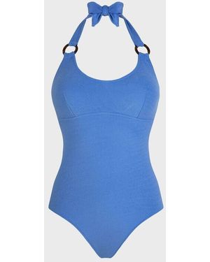 Vilebrequin Terry One-Piece Swimsuit Solid - Blue