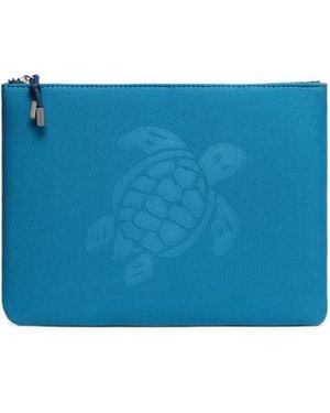 Vilebrequin Pochette En Néoprène Unisexe Unie - Bleu