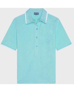 Vilebrequin Terry Polo Solid - Blue