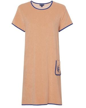 Vilebrequin Robe En Éponge Femme Vbq Line - Rose
