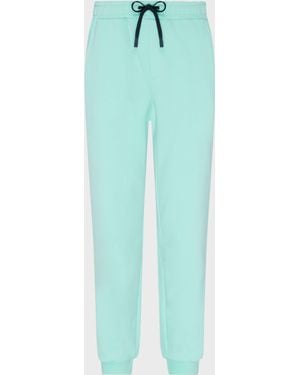 Vilebrequin Jogger Cotton Pants Solid - Pant - Clement - Green - Size S - Blue