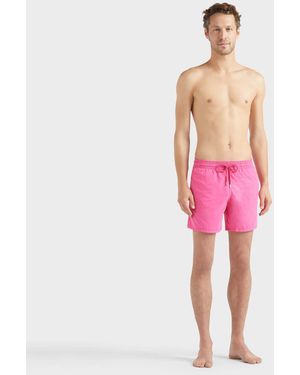 Vilebrequin Swim Shorts Water-reactive Rocket Medusa - Pink