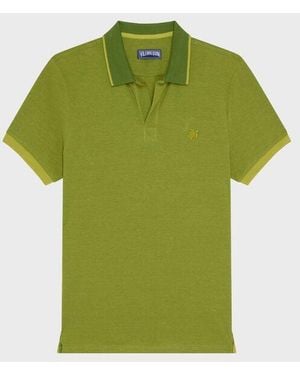 Vilebrequin Cotton Polo Solid - Green