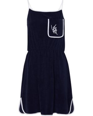 Vilebrequin Terry Tank Dress Vbq Line - Blue