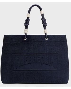 Vilebrequin Terry Cloth Beach Bag Solid - Blue