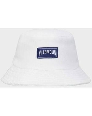 Vilebrequin Cappello Da Pescatore Spugna - Bianco