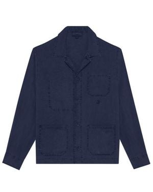 Vilebrequin Overshirt Uomo - Blu