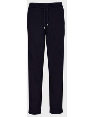 Vilebrequin Wool Denim Jogger Trousers - Blue
