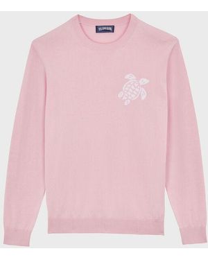 Vilebrequin Cotton Jumper Turtle - Pink