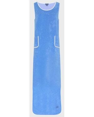 Vilebrequin Terry Long Tank Dress Solid - Blue