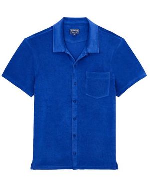 Vilebrequin Camicia Bowling - Viola