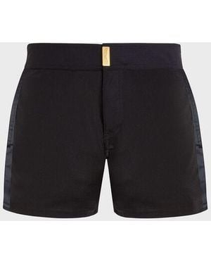 Vilebrequin Wool Swim Trunks Tailoring - Black