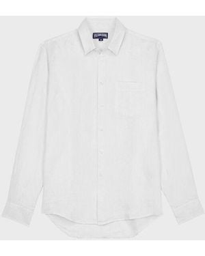 Vilebrequin Linen Shirt Solid - White