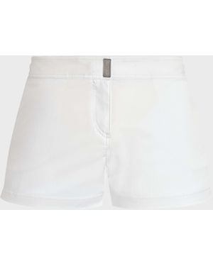 Vilebrequin Swim Shorts Solid - White