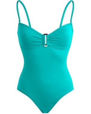 Vilebrequin Maillot De Bain Une Pièce Femme Uni - Bleu