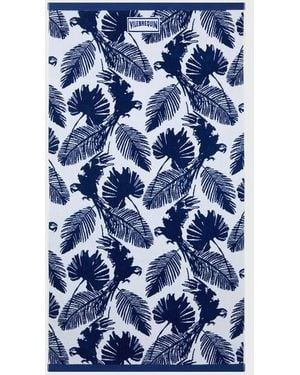 Vilebrequin Cotton Towel Papagaio - Blue