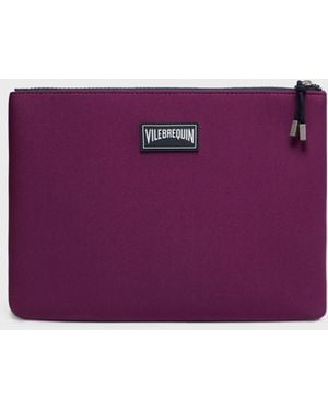 Vilebrequin Turtle Beutel Aus Neopren - Tasche - Pool - Violett - Größe OSFA - Lila