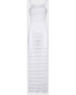 Vilebrequin Long Mesh Dress - White
