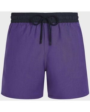 Vilebrequin Ultrafine Wool Swim Shorts Super 120's - Purple