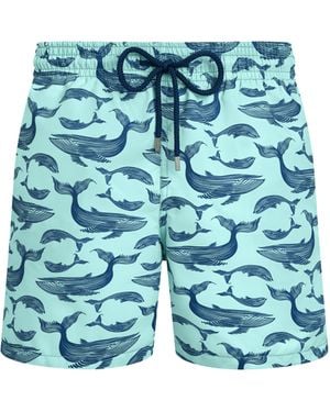 Vilebrequin Whales Badeshorts Für Herren - Blau
