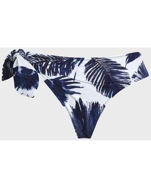 Vilebrequin Midi Brief Bikini Bottom Papagaio - Blue