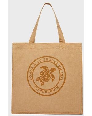 Vilebrequin Linen Beach Bag Solid - Natural