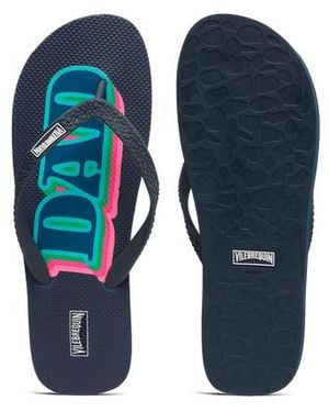 Vilebrequin Flip Flops Dad And Son - Blue